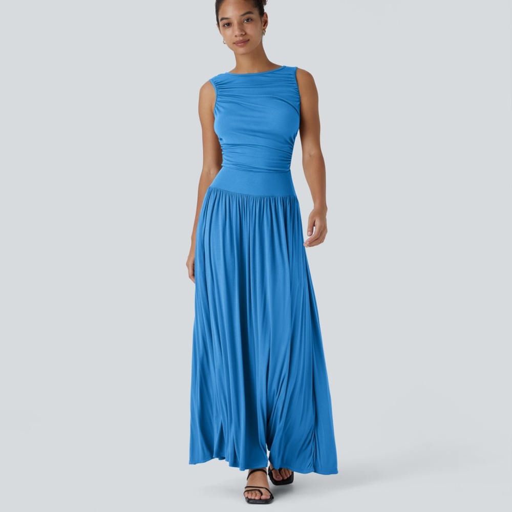 HALARA Blue Maxi Dress